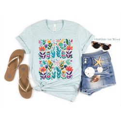 flower shirt,floral graphic tee, floral shirt, flower t-shirt, wild flower shirt, wildflower t-shirt