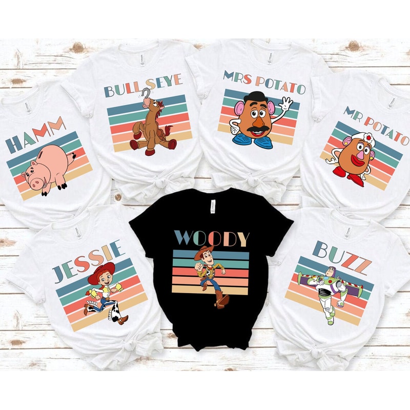 Disney Toy Story Group Shirt, Friends Shirt, Birthday Toy Story Shirt, Toy Story Group Shirt, Toy Story Shirt, Retro Toy Story Characters - 1.jpg