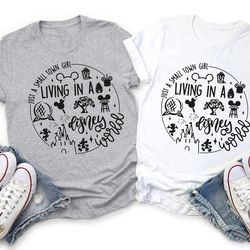 disney world, just a small town girl living in a disney world , disney shirt, disney