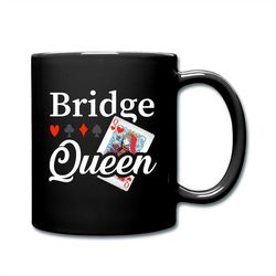 gift for bridge player, bridge fan mug, card game gift, bridge mug, bridge gift, bridge player gift, bridge player mug,