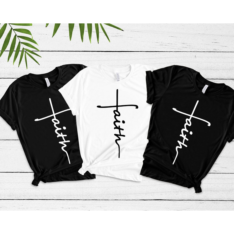 Faith Shirt, Faith Cross Shirt, Christian Gift, Faith Gift, Christian Shirts , Love and Grace Shirt, Faith Cross, Vertical Cross, Jesus - 1.jpg