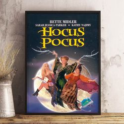 hocus pocus wall art, hocus pocus poster, movie home decor, hocus pocus decoration, movie poster, movie print