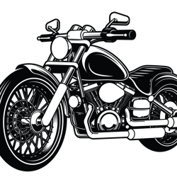 harley davidson svg black silhouette svg cut files png eps dxf