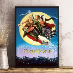 movie home decor, hocus pocus wall art, hocus pocus decoration, movie print, movie poster, hocus pocus poster