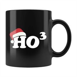 ho3 mug, christmas mug holiday mug stocking stuffer white elephant gift funny christmas mug santa claus mug secret santa