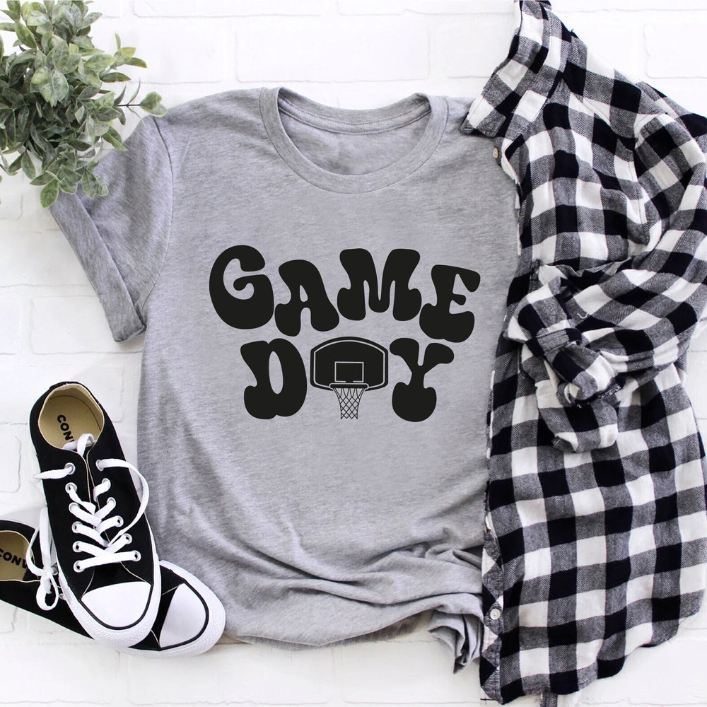 Game Day Shirt, Basketball Shirt, Basketball Mom Shirt, School Spirit, Gameday Crewneck, School Spirit Wear, Vintage Shirt, - 1.jpg