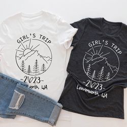 girls trip shirts, 2023 custom girls trip, road trip shirt, best girls trip forever,