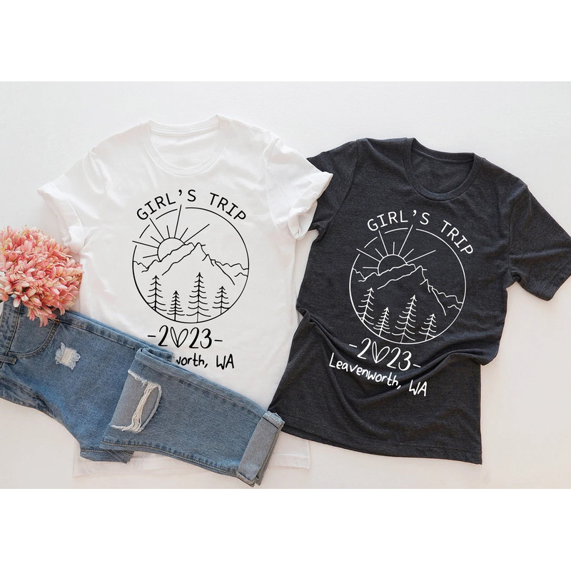 Girl's Trip Shirts, 2023 Custom Girls Trip, Road Trip Shirt, Best Girls Trip Forever, Girls Vacation, Best Friends Shirts, Besties Shirts - 1.jpg