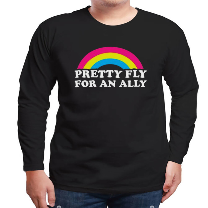 198Fly For An Ally Rainbow Shirt, Unisex Clothing, Shirt For Men Women, Graphic Design, Unisex Shirt.jpg