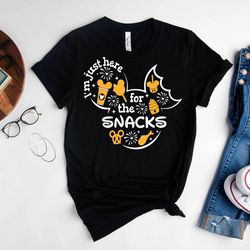 im here for the snacks shirt, mickey mouse ears shirt, vacation shirt, snacks shirt,