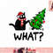 Funny Black Cat Gift Pushing Christmas Tree Over Cat What png, instant download.jpg
