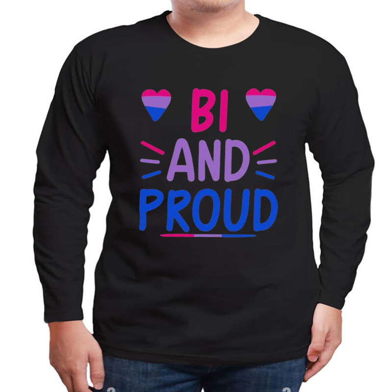 Bi And Proud Shirt, Unisex Clothing, Shirt For Men Women, Graphic Design, Unisex Shirt