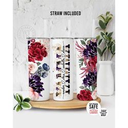 personalised grandma tumbler , grandma tumbler , gift for grandmother, grandmother tumbler , mothers day gift , grandma