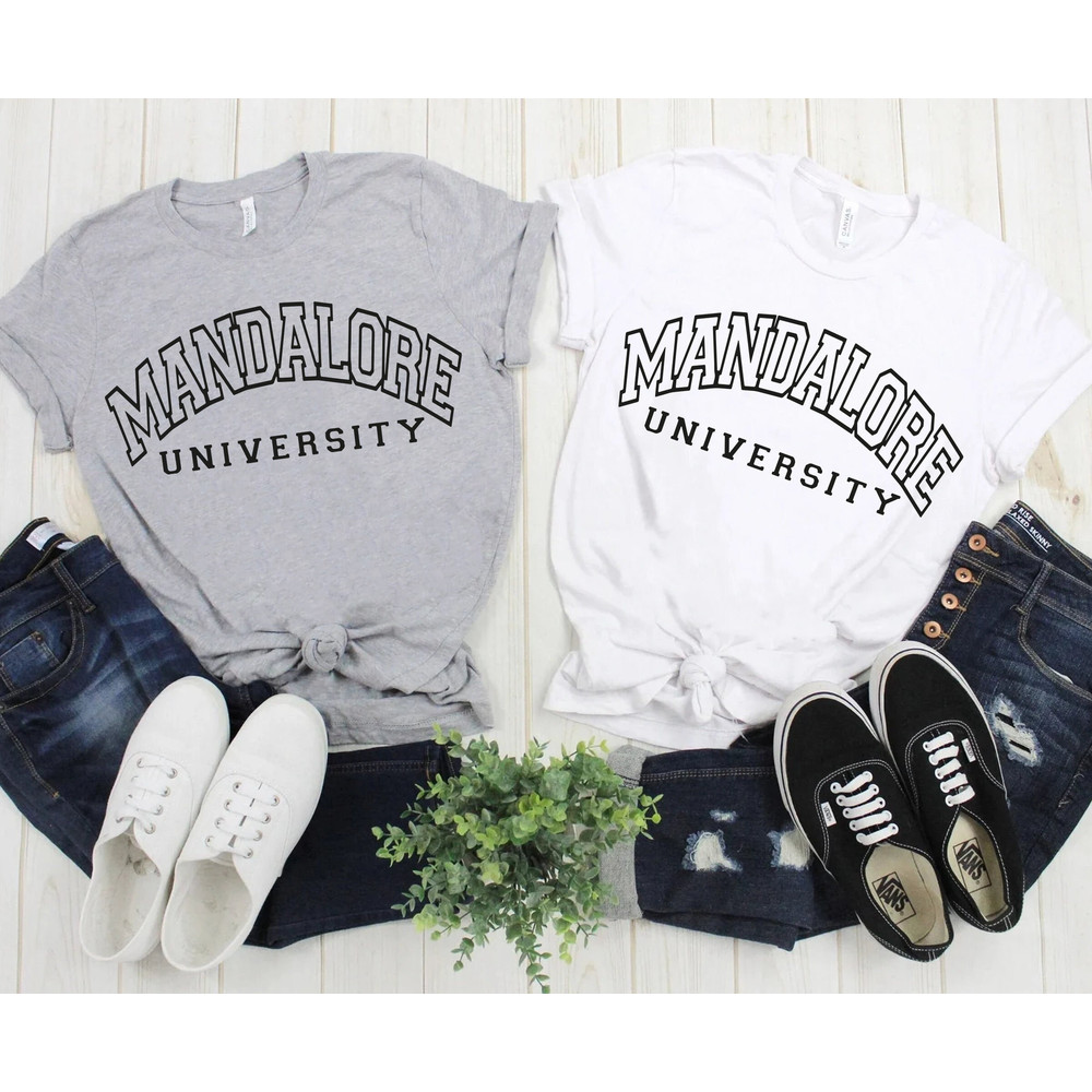 Mandalore College Shirt, The Mandalorian, This is The Way, Pedro Pascal, Din Djarin, College Star Wars Shirt, Disney Shirt, Star Wars Gift - 1.jpg