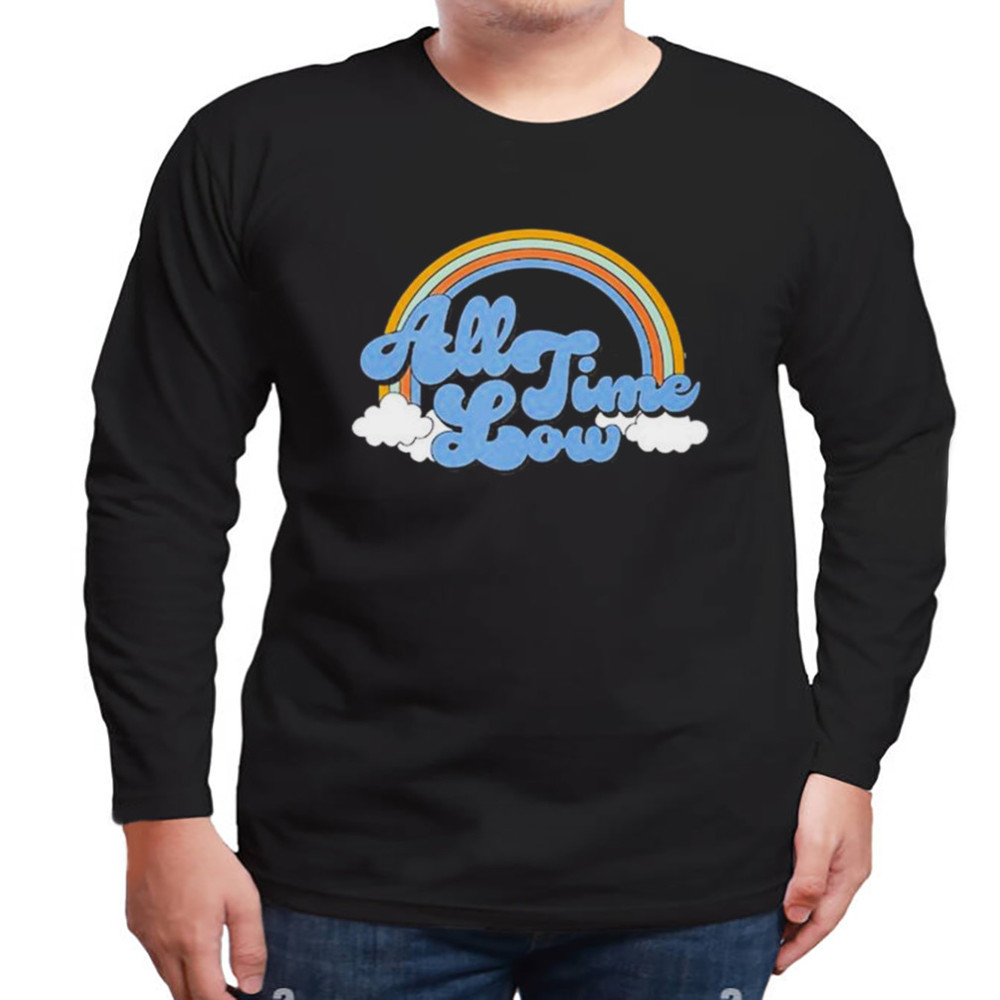 All Time Low Rainbow Logo Shirt, Unisex Clothing, Shirt For Men Women, Graphic Design, Unisex Shirt