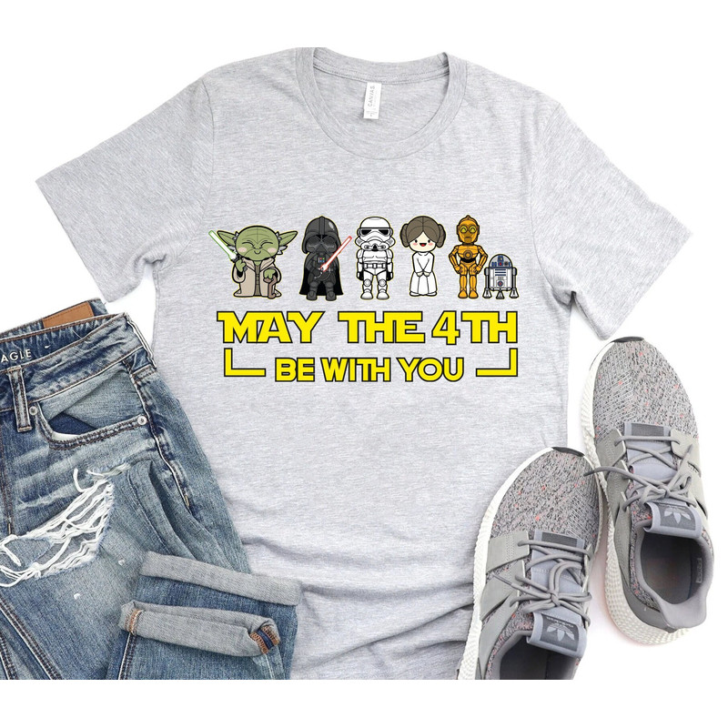 May The 4th Be With You Shirt, Disney Group Shirts, Star War Character, Galaxy Edge Shirt, Disney Matching Shirt, Disney Family Shirts - 1.jpg