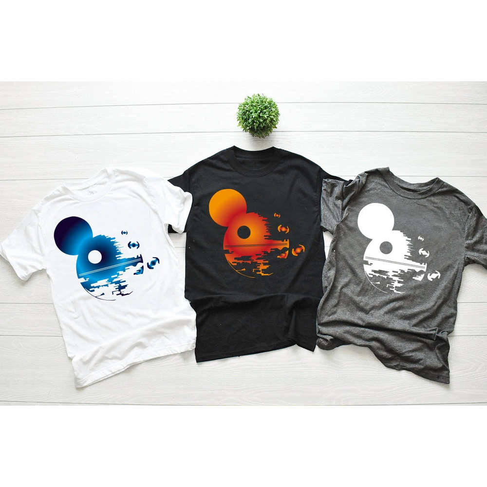 Mickey Death Star Shirt, Star Wars T-Shirt, Star Wars Mickey Tee, Disneyworld, Disneyland, Disney T-Shirt, Trooper, Galaxy Edge Lover Gift - 1.jpg