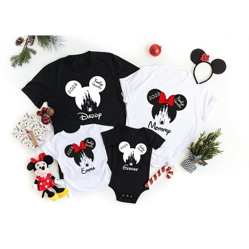 Mickey Mouse Shirt, 2023 Family Vacation Shirt, Custom Shirts, Unisex Disney Shirt, Family Shirt, Disneyland T-Shirt, Mickey Shirt - 1.jpg