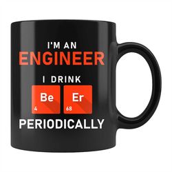 beer drinker gift, funny engineer mug, engineer gift, engineering mug, engineering mug, beer drinker coffee mug, beer co