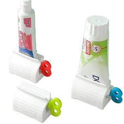 tabletop toothpaste tube squeezer with rolling squeezers holder dispenser(us customers)
