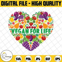 vegan for life svg, vegan svg, vegan quote, printable vegan quote, cricut svg, animal rights quote svg png dxf digital d