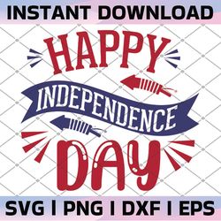happy 4th of july patriotic independence day svg, svg files cricut silhouette red white blue