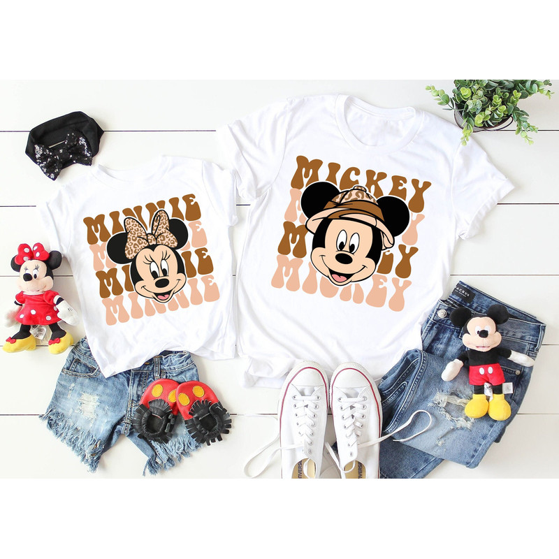 Minnie and Mickey Shirt, Disneyworld Shirts, Animal shirt, Minnie Ear Shirt, Leopard Cheetah Print Shirt, Disney Shirt, Disney Ear Shirt - 1.jpg