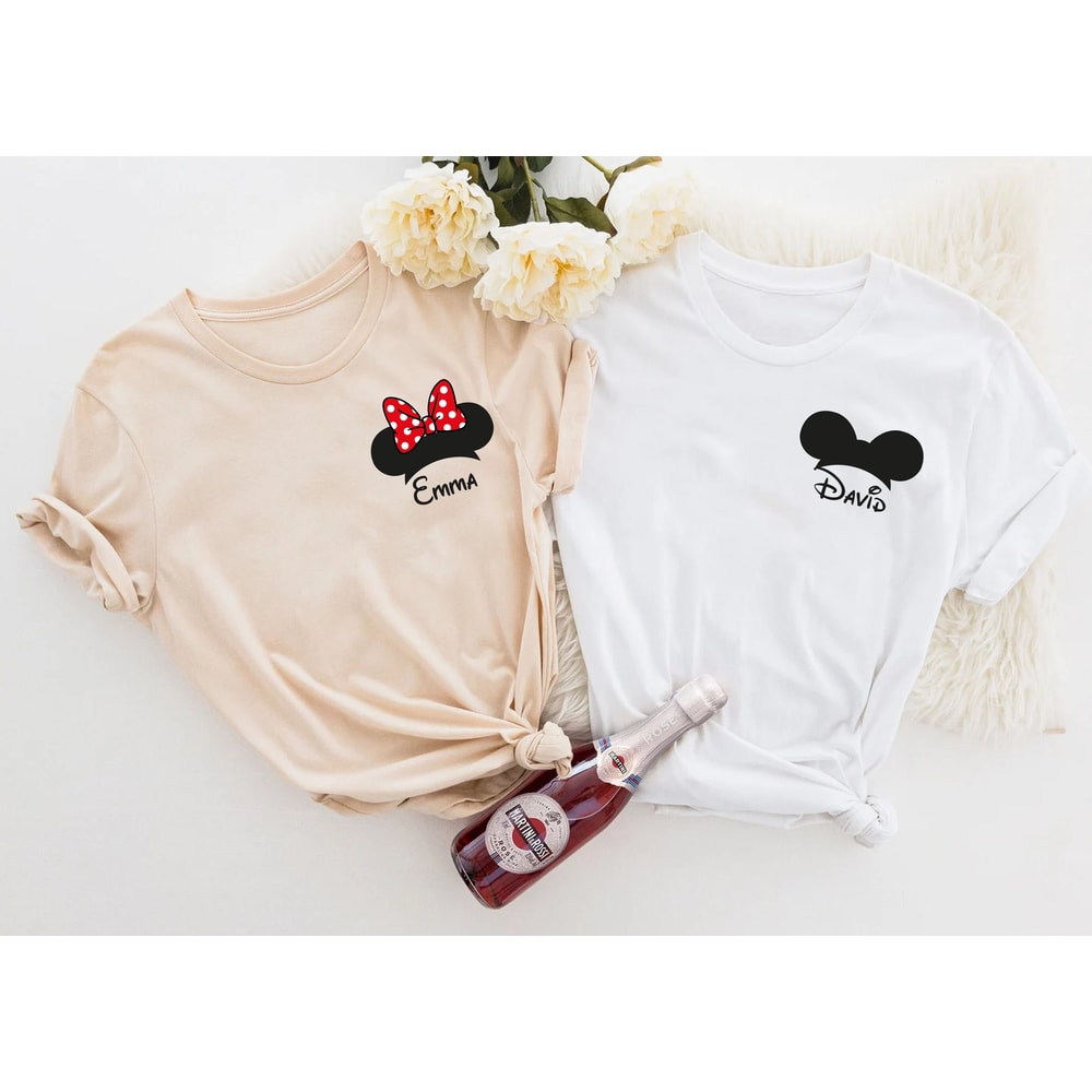 Minnie Custom Name Shirts, Disney Family Shirt, Christmas Sweatshirt, Disney Couple Shirt, Disneyland Shirt, Custom Disney Shirt - 1.jpg