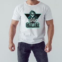 death gamer shirt, unisex clothing, shirt for men women, graphic design, unisex shirt