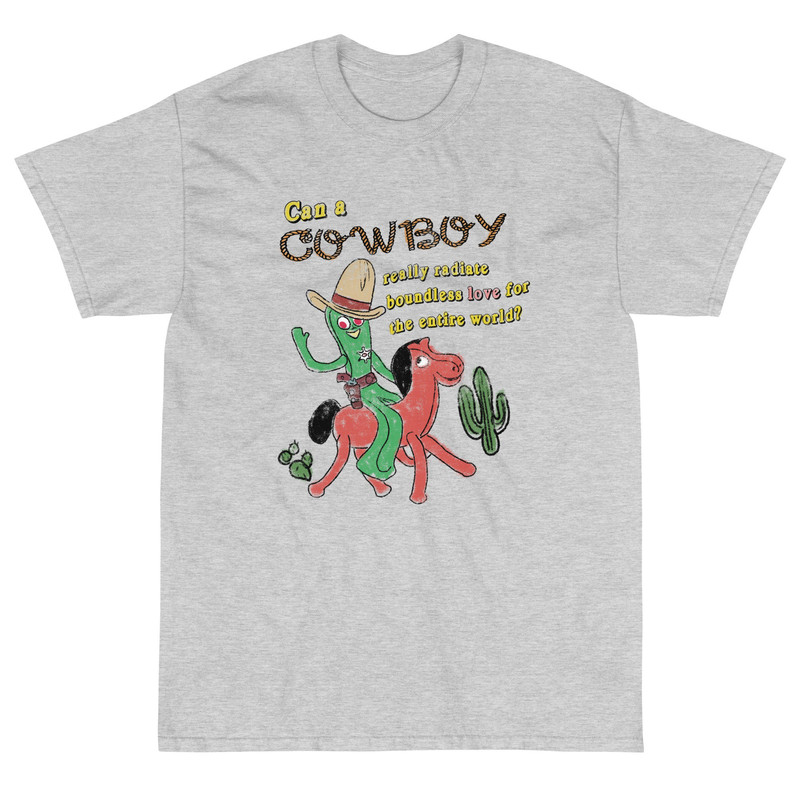 Buddhist Cowboy Meme Short Sleeve T-Shirt - 1.jpg