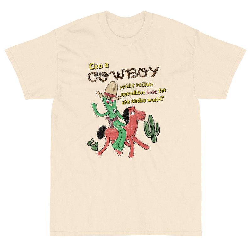 Buddhist Cowboy Meme Short Sleeve T-Shirt - 2.jpg