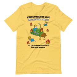 construction unisex tee