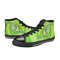 Rick And Morty Custom Adults High Top Canvas Shoes for Fan, Women and Men, Rick And Morty High Top Canvas Shoes
