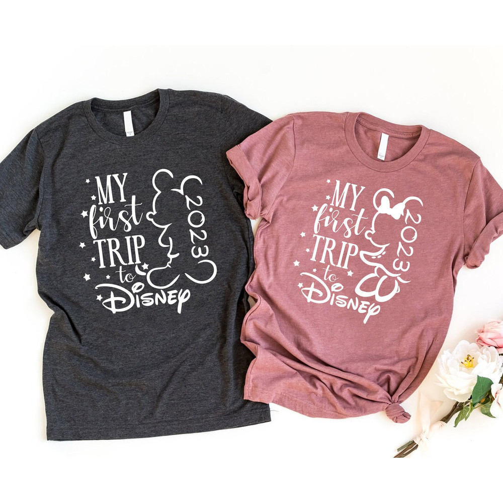 My First Disney Trip, Matching Disney Shirts, 2023 Disney Vacation, Disney Family Shirts, Disney Kids Shirts, Disney Family Matching Shirts - 1.jpg