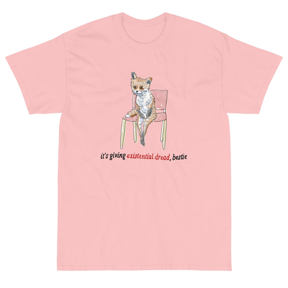 Existential Dread meme Short Sleeve T-Shirt - 1.jpg