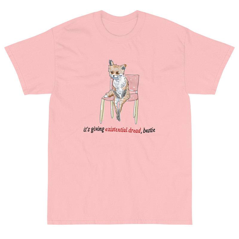 Existential Dread meme Short Sleeve T-Shirt - 1.jpg