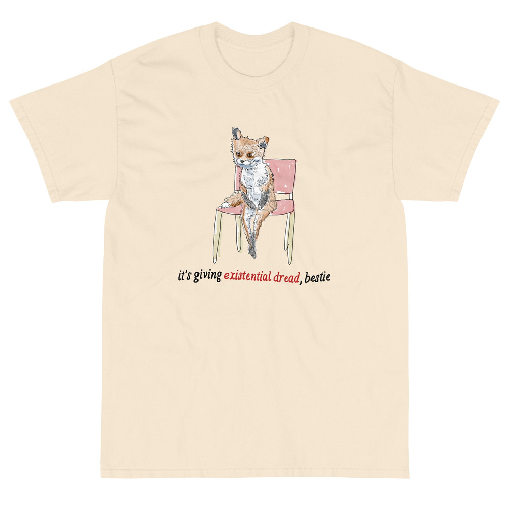 Existential Dread meme Short Sleeve T-Shirt - 3.jpg