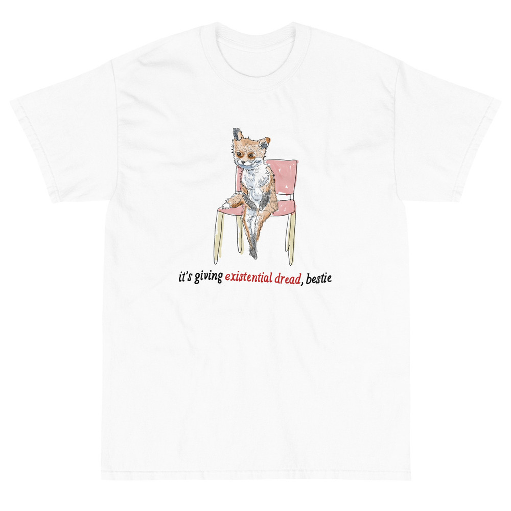 Existential Dread meme Short Sleeve T-Shirt - 4.jpg