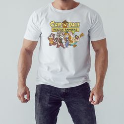 chip n dale characters rescue rangers shirt, unisex clothing, shirt for men women, graphic design, unisex shirt