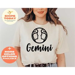 gemini girl shirt, gemini zodiac, gemini, gemini horoscope, zodiac gifts, zodiac gemini, gift for gemini, gemini birthda