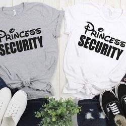 princess security soft cotton shirt, mens disney shirt, disney dad tee, toddler youth