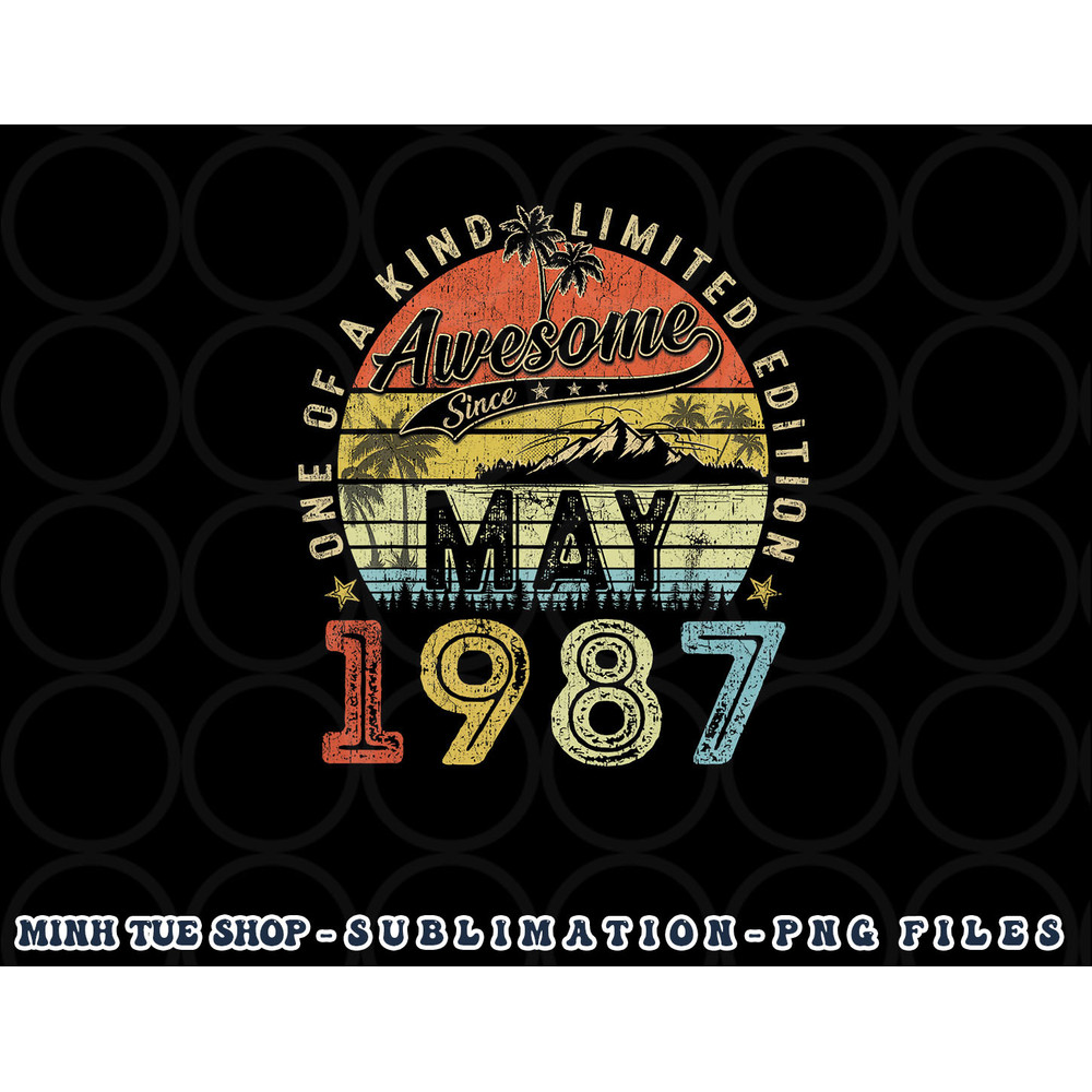 36 Year Old Awesome Since May 1987 36th Birthday png, digital download copy.jpg