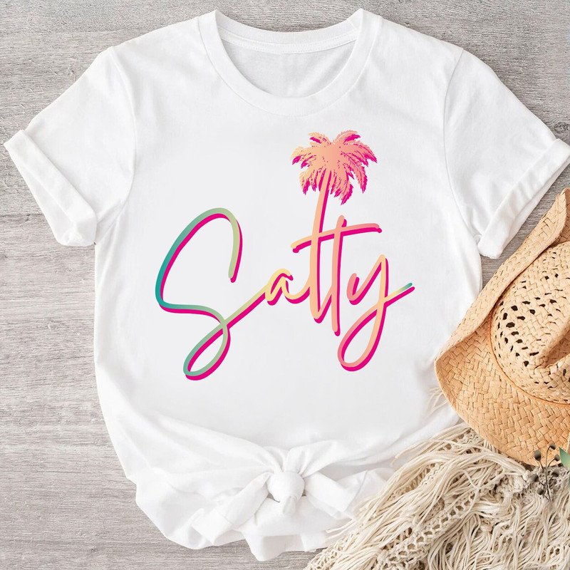 Salty Beach shirt, Salty Summer Vibes Shirt, Vacation Shirt, Travel Shirt, Don't Be Salty Shirt Vacay shirt, Summer Shirt, Summer Vibes Tee - 1.jpg