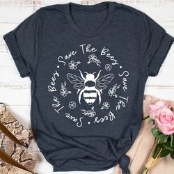 save the bees shirt, conserve endangered bees shirt, animal lovers shirt, bee shirt,