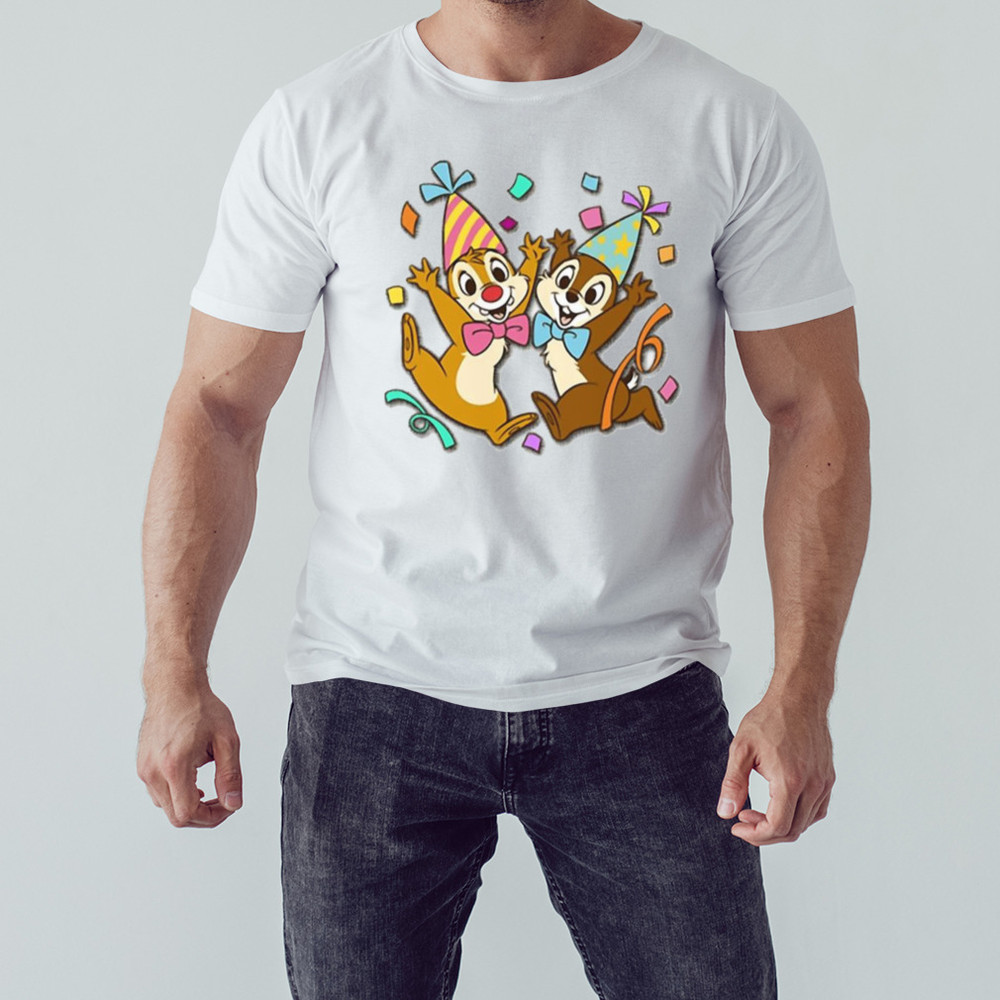 Funny Dancing Birthday Chip And Dale Disney shirt, Unisex Clothing, Shirt For Men Women, Graphic Design, Unisex Shirt