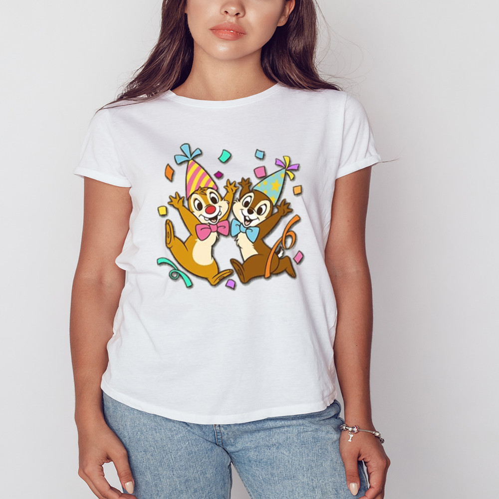 Funny Dancing Birthday Chip And Dale Disney shirt, Unisex Clothing, Shirt For Men Women, Graphic Design, Unisex Shirt