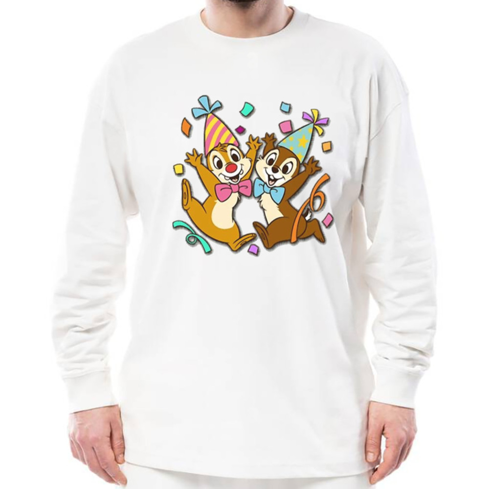 Funny Dancing Birthday Chip And Dale Disney shirt, Unisex Clothing, Shirt For Men Women, Graphic Design, Unisex Shirt