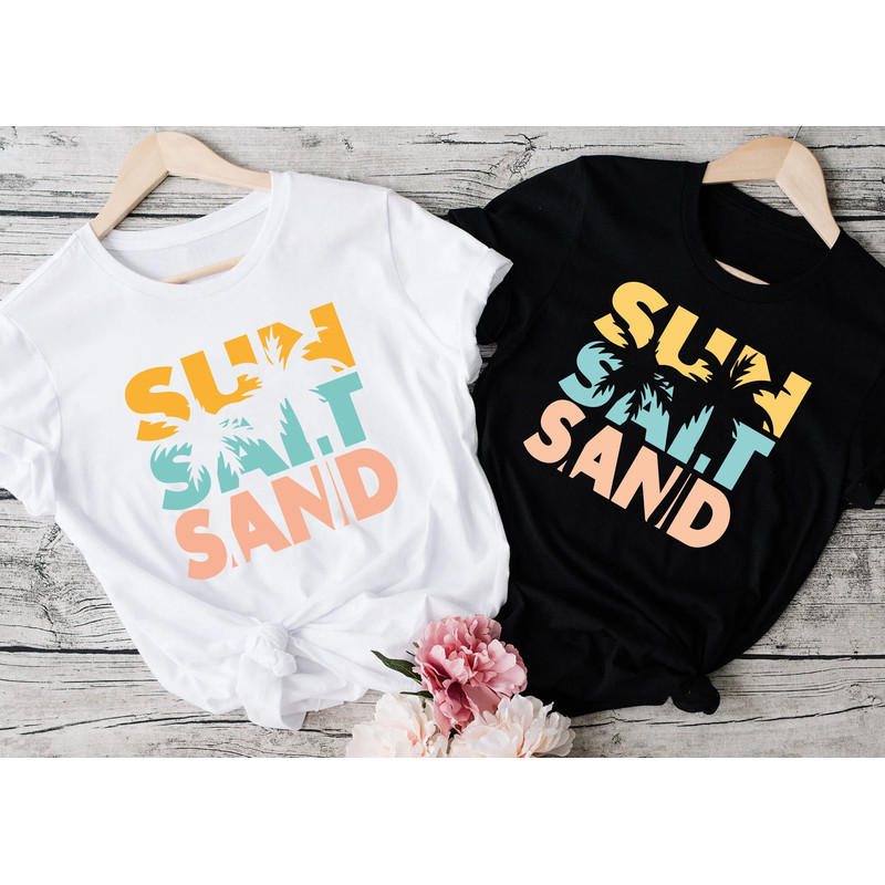 Sun Salt Sand Shirt, Summer Shirt, Beach Shirt, Vacation Shirt, Holiday Shirt, Beach T-Shirt, Summer T-Shirt - 1.jpg