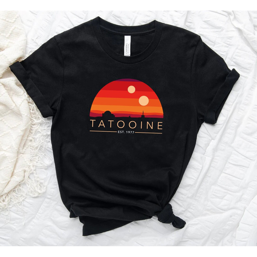 Tatooine Sunset T-Shirt, Star Wars T Shirt, Men's & Women's Shirt, Star Wars Tee, Tatooine Shirt, Unisex, Luke Skywalker Shirt, Disney Teee - 1.jpg