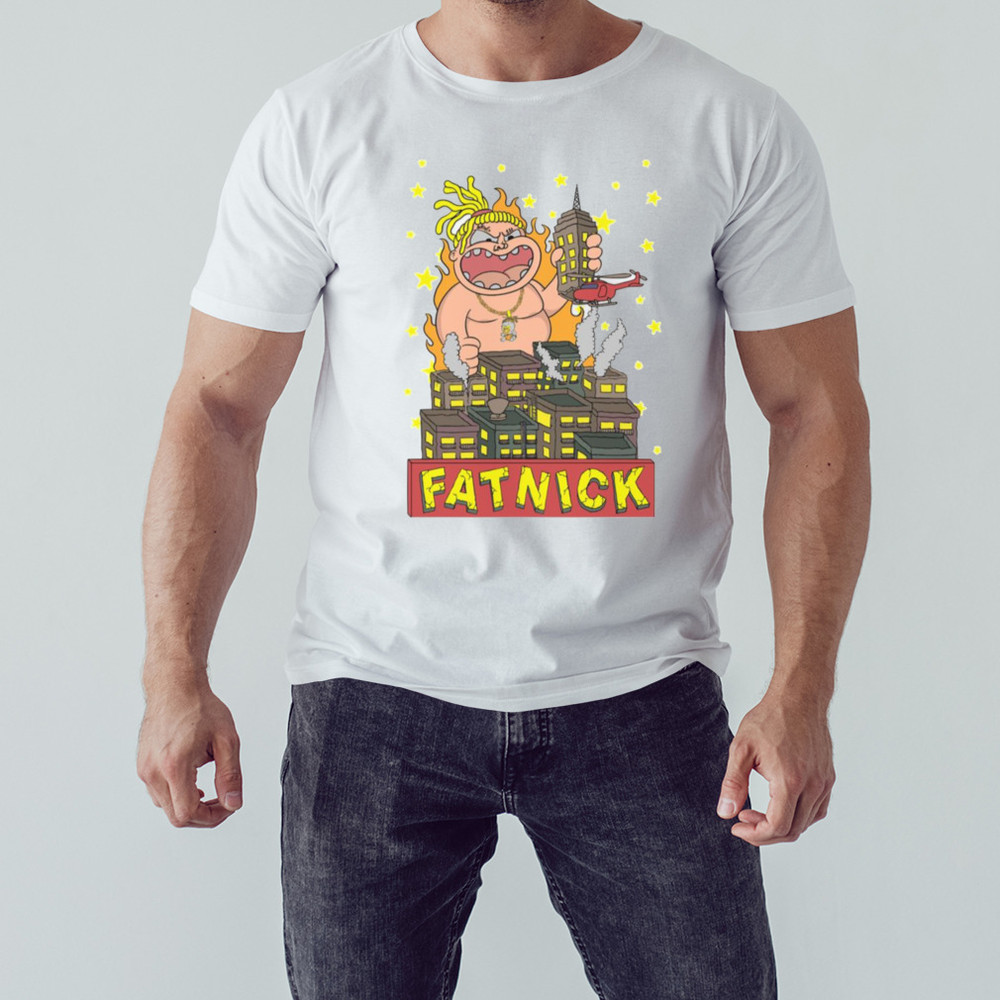 Fat Nick Godzilla Design Pouya shirt, Unisex Clothing, Shirt For Men Women, Graphic Design, Unisex Shirt